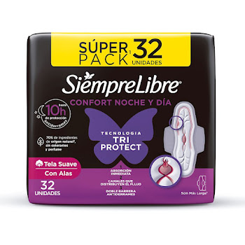 Toalla Siempre Libre   Noche Y Día x 32 Und  