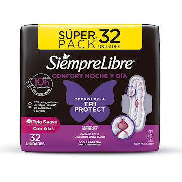 Toalla Siempre Libre   Noche Y Día x 32 Und  