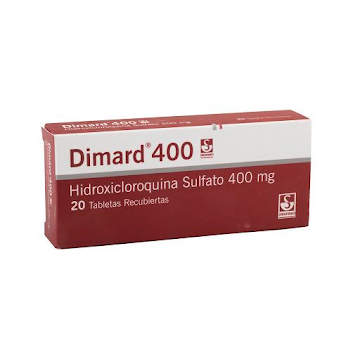 Dimard Hidroxicloroquina Sulfato 400 mg Siegfried Caja x 20 Tabletas  