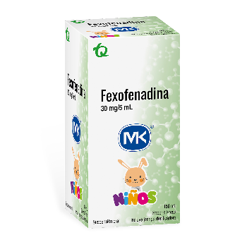Fexofenadina Niños MK 30mg/5ml Frasco x 150 ml  