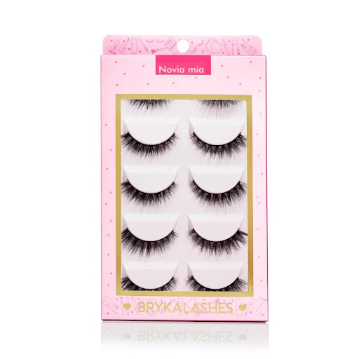 Pestañas Postizas Novia Mia -5 Pares Bryka Caja x 5pares 