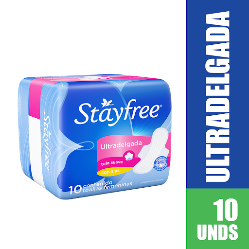 Toalla Higiénica Stayfree Adapt Plus Ultradelgada x 10 und