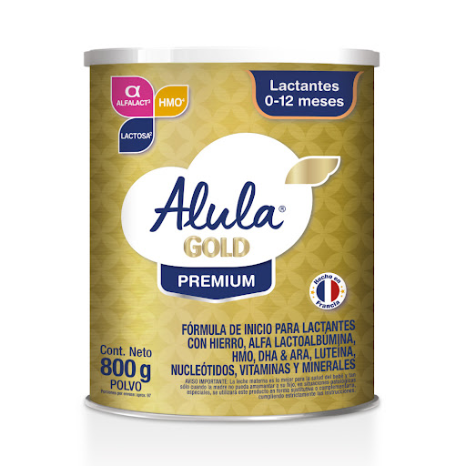 Fórmula De Inicio Alula Gold Premium Lactantes 0-12 Meses Lata x 800 g