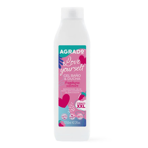 Gel de Ducha Love Yourself XXL Agrado 1250 ml AGRADO BOTELLA XXL x 1 Descripción

Haz de cada ducha un momento para consentirte con el Gel de Ducha Agrado Love Yourself XXL 1250 ml. Su exquisita fragancia a frambuesa silvestre envuelve la piel con un aroma dulce y dura
