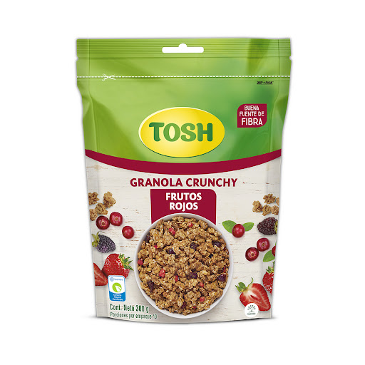 Granola Tosh Frutos   Rojos x 300 gr
