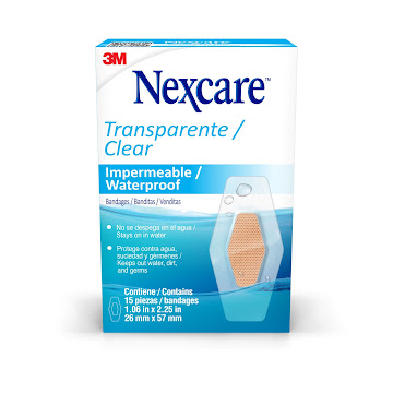 Curas Impermeables Nexcare 3M Caja x 15 und  