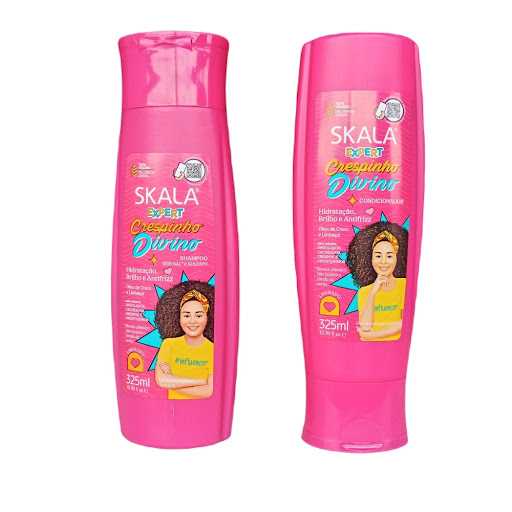Shampoo + Acondicionador   Skala Expert Crespinho Divino Kids x 325 ml