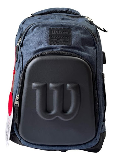 Morral Wilson Boston Universitario Unisex Azul Wilson Papeleta x 1 MODELO: Morral Boston Universitario UnisexDESCRIPCIÓN DEL PRODUCTO:MODELO: MORRAL BOSTON UNIVERSITARIO UNISEXPosee espacio suficiente para todas tus cosas. Este morral resistente cuenta con tres compa