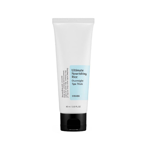 COSRX ULTIMATE NOURISHING RICE OVERNIGHT SPA MASK COSRX TUBO 60 ML x 60 ML "
La Mascarilla de Arroz de COSRX es una mascarilla hidratante y aclaradora, formulada con extracto de arroz para mejorar la textura de la piel. Sus principales beneficios incluyen la hidratación prof