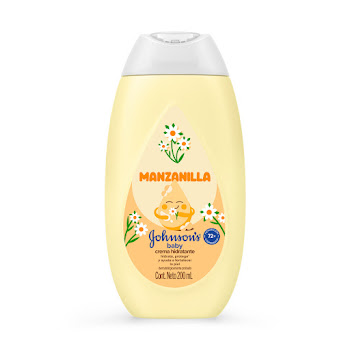 Crema Corporal Johnsons Baby Bebé Manzanilla Frasco x 200 ml  