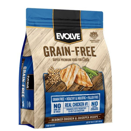 EVOLVE F ADULTO GRAIN FREE POLLO 1,36 KG EVOLVE  x 1 Alimento premium sin granos para gatos, elaborado con pollo como fuente principal de proteína. Enriquecido con vitaminas, minerales y taurina para fortalecer el sistema inmunológico, la salud del cora