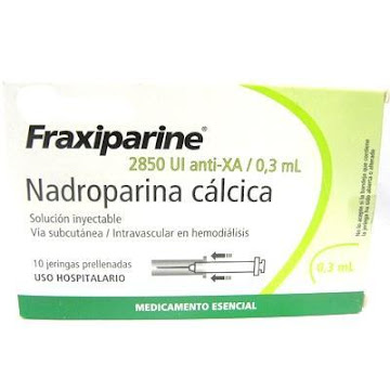 Fraxiparine Nadroparina Cálcica 2850UI/0.3ml Aspen Caja x 10 Jeringas  