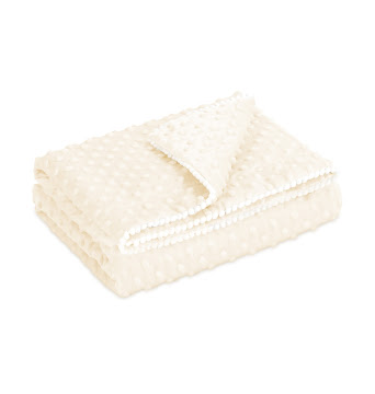 Cobija Tela Burbuja   Color Beige Doble Faz 100% Poliéster X1 Und 