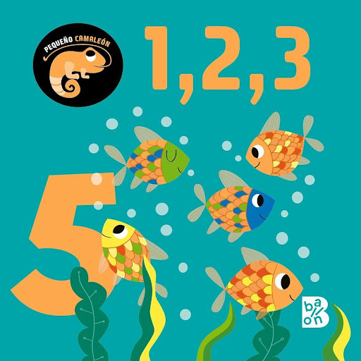 1, 2, 3. Pequeño Camaleón. Cartoné Ballon Libro x 1.0 1, 2, 3. PEQUEÑO CAMALEON -CARTONE-(24) AURORA BURGUÉS  Presentamos la nueva serie pequeño camaleón" con estos 4 coloridos libros ilustrados. El niño descubrirá la diferencia entre grande y pequeño", 