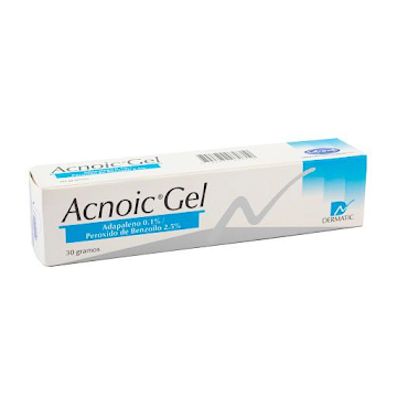 Acnoic Gel 0.1/2.5%   Gel Caja X30g Dermatic Adapaleno Peroxido Benzoilo 