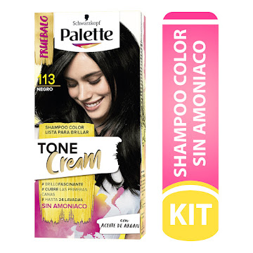Tinte Schwarzkopf Palette Tone Cream Negro N113 x 50 ml  