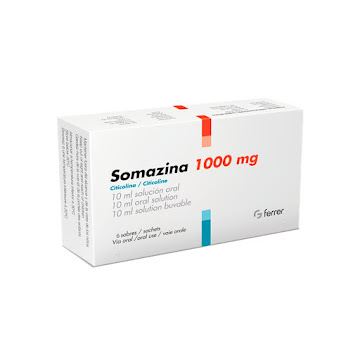 Somazina Citicolina 1000 mg Ferrer Caja x 6 Sobres  