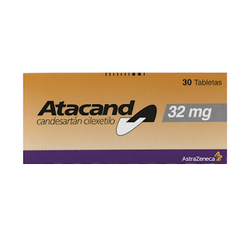 Atacand Candesartán Cilexetilo 32 mg AstraZeneca Caja x 30 Tabletas  