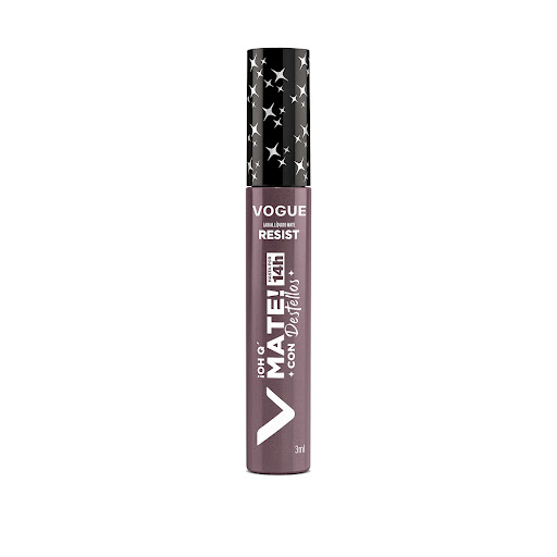 Labial Vogue Resist Mate Con Destellos Tono Galactica Tubo x 3 ml