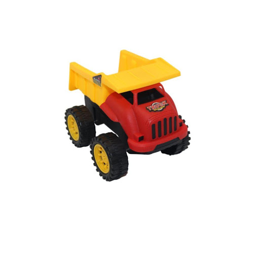 Volqueta Construccion Bolsa Plasticos Asociados  x 1 Es un juguete robusto y colorido, diseñado para simular los vehículos utilizados en obras de construcción. Fabricada en plástico resistente, permite a los niños transportar pequeños objetos o arena, e