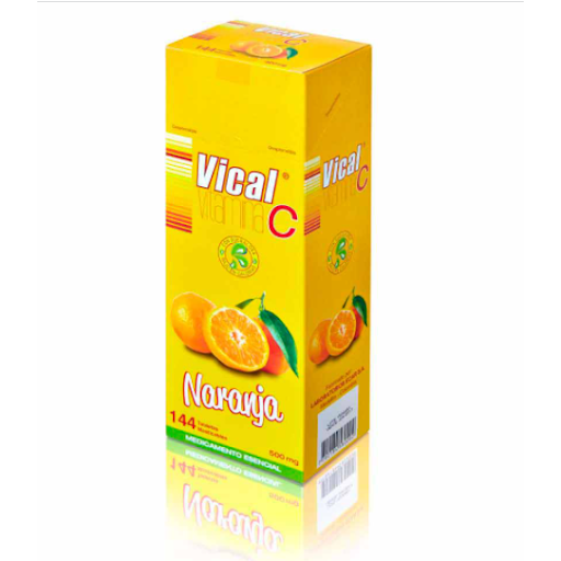 Vical Vitamina C 500 mg Caja x 144 Tabletas