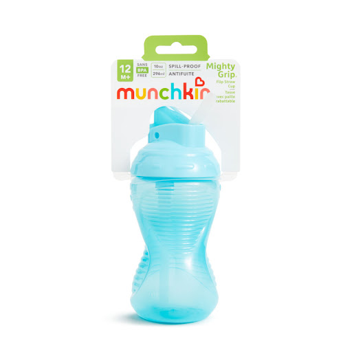Vaso Pitillo Munchkin Antiderrame 10 Oz x 1 und