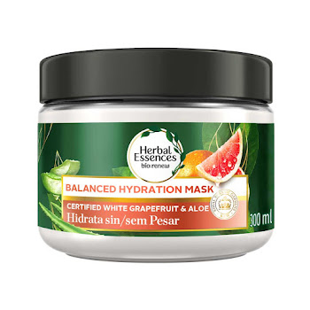 Mascarilla Capilar Herbal Essences Bio Renew White Grapefruit & Aloe x 300 ml   