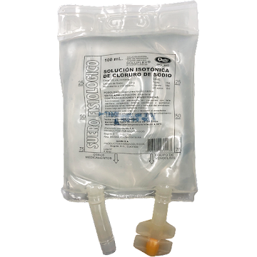 Suero Fisiológico Quibi Bolsa x 100 ml  