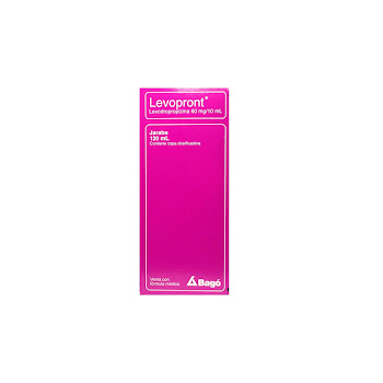 Levopront Levodropropizina 60mg Jarabe Frasco x 120 ml  