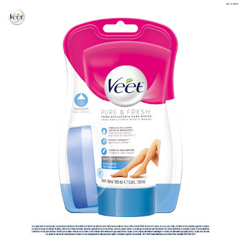 Crema Depilatoria Para Ducha Veet Pure y Fresh x 150 ml  