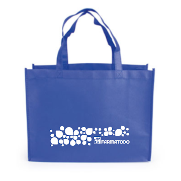 Bolsa Ecológica Pequeña Color Azul Rey x 1 und  