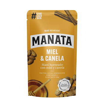 Maní Horneado Manata Miel Canela x 30 gr  