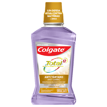Enjuague Bucal Colgate Total 12 Anti Sarro Botella x 500 ml  