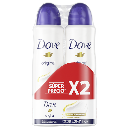 Desodorante Mujer Dove Original 89 gr Pack x 2 und