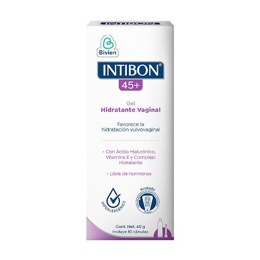 Gel Intibon Hidratante Vaginal +45 Frasco x 40 gr
