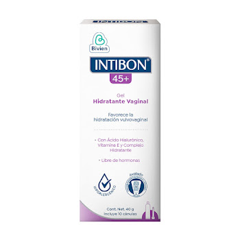 Gel Intibon Hidratante Vaginal +45 Frasco x 40 gr  
