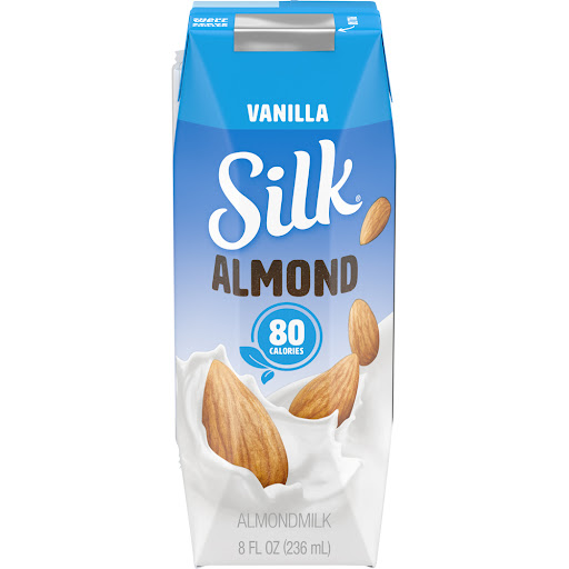 //BEBIDA DE ALMENDRA SILK PUREALMOND VANILLA SIN GLUTEN 90CALORÍASX236ML