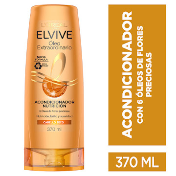 Acondicionador Elvive Oleo Extraordinario Cabello Seco x 370 ml  