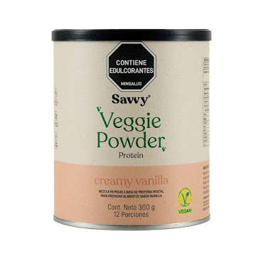 Veggie Powder Savvy Creamy Vainilla Empaque x 360 gr   