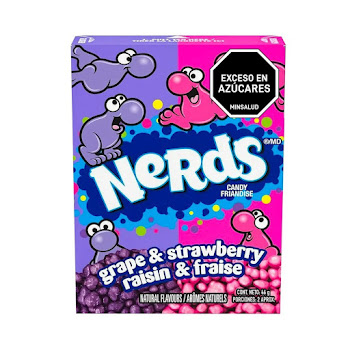 Dulces Nerds Candy Uva Y Fresa X 46 gr  