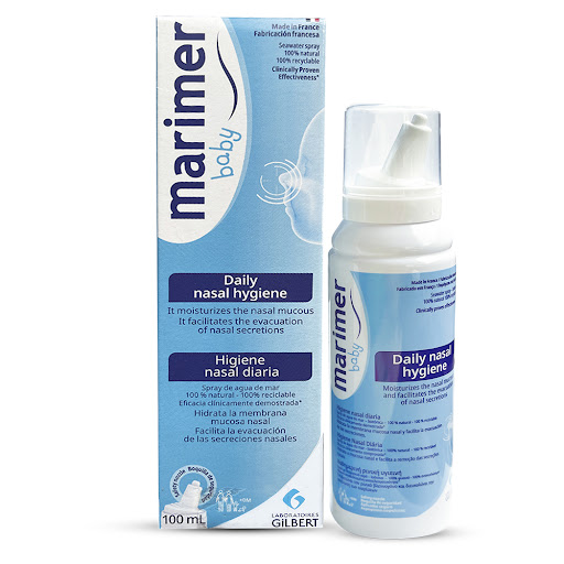 Marimer Baby Spray Agua de Mar Isotónica Laboratorios Gilbert Frasco x 100 ml