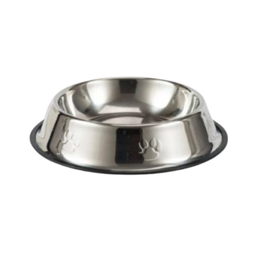 Comedero Metalico Para Mascotas 22cm TSUYA Bolsa x 1und 