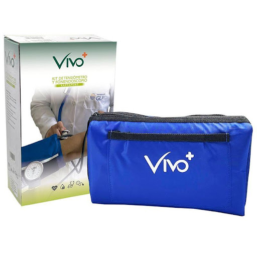 KIT VIVO TENSIOMETRO AZUL RAPPAPORT GLX SAS  x 1 Kit médico que incluye un tensiómetro manual aneroide y un fonendoscopio tipo Rappaport de doble manguera, ideal para la medición precisa de la presión arterial y la auscultación de sonidos cardíacos 