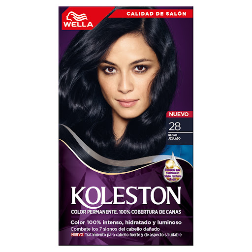 Kit Tinte Koleston Negro   Azulado # 28 x 70 ml