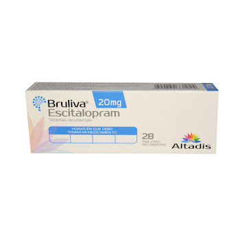 Bruliva Escitalopram 20 mg Altadis Caja x 28 Tabletas  
