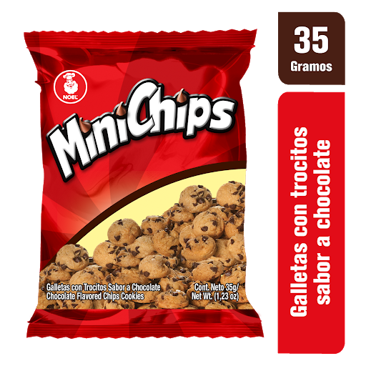 Galletas Minichips Chocolate x 35 gr