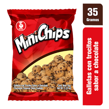 Galletas Minichips Chocolate x 35 gr  
