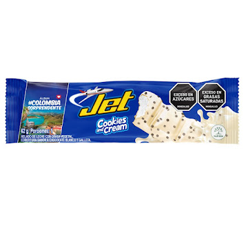 Helado Paleta Jet Cookies And Cream x 62 gr  