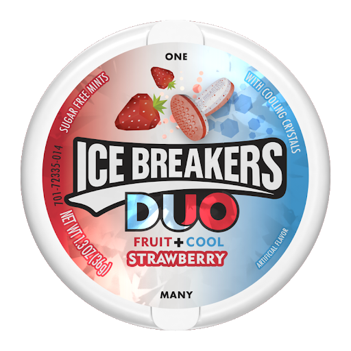 Mentas Ice Breakers Duo Fresa x 36 gr