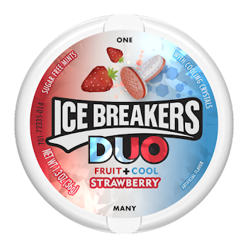 Mentas Ice Breakers Duo Fresa x 36 gr  